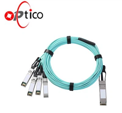 40G QSFP+ Breakout Active Optical Cable OM4
